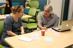 Faculty in workshop on collaborative learning